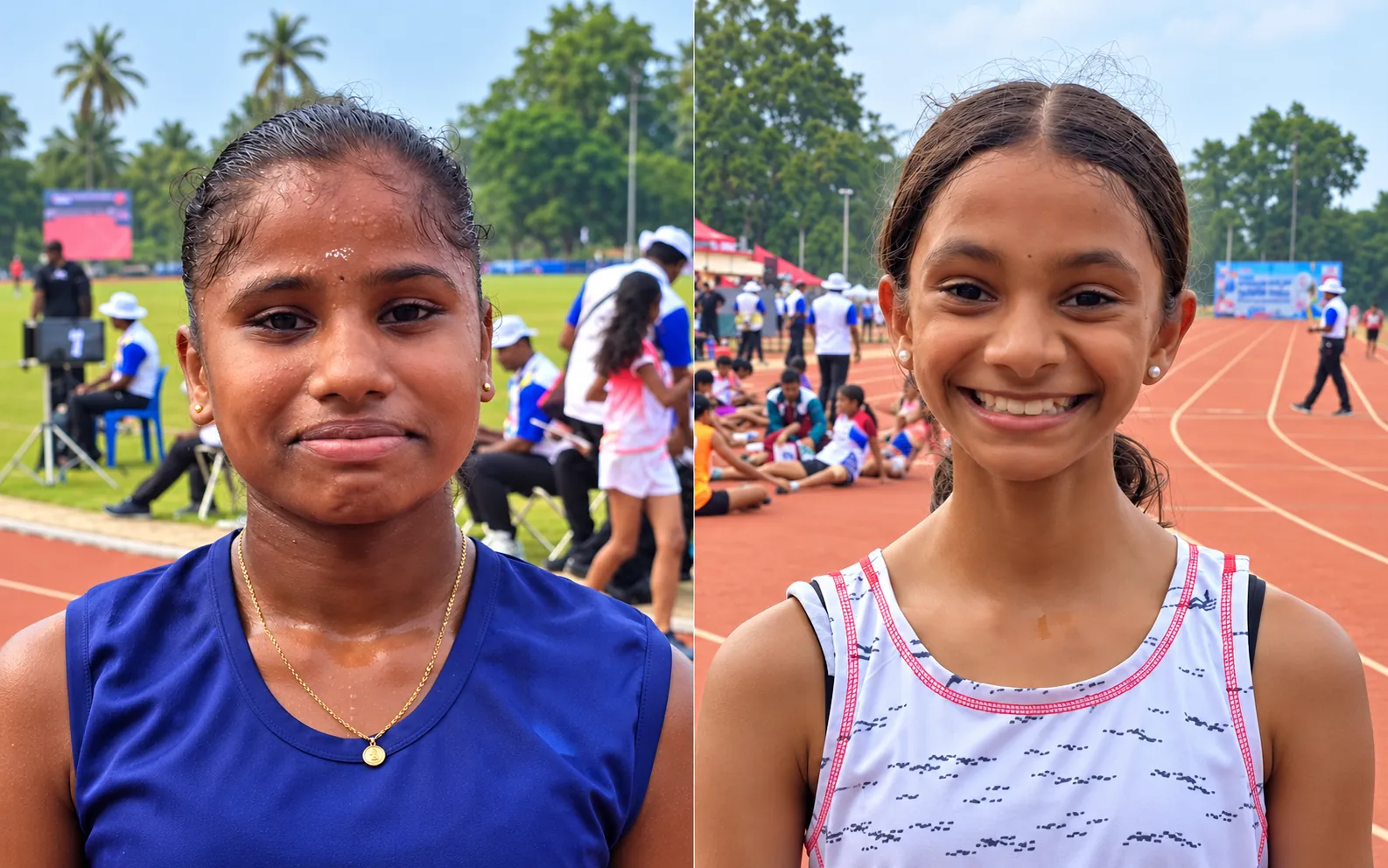 ദീർഘദൂരത്തിൽ ഇരട്ടപ്പൊന്ന്; പാലക്കാടിന്റെ അഭിമാനമായി ലയനയും അക്ഷയയും